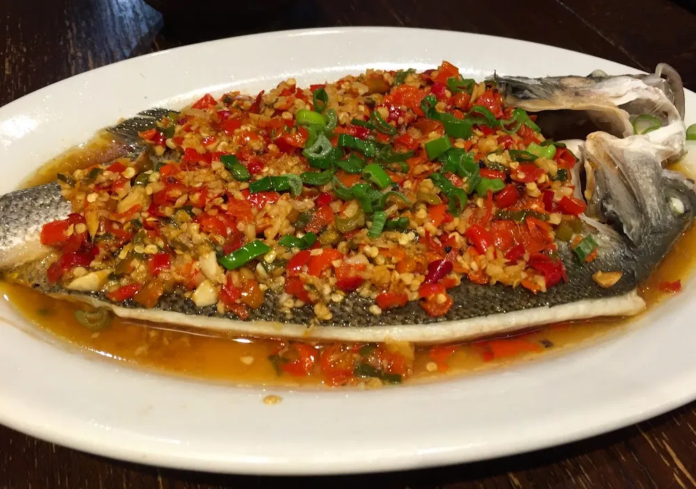Steamed Sea Bass